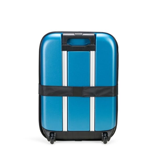 Mala personalizada azul 40L gravação silk corporativa