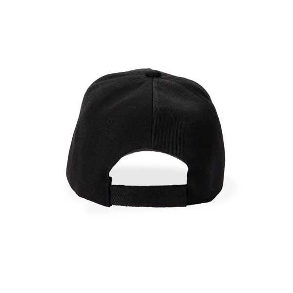 Boné preto personalizado com logo silk transfer