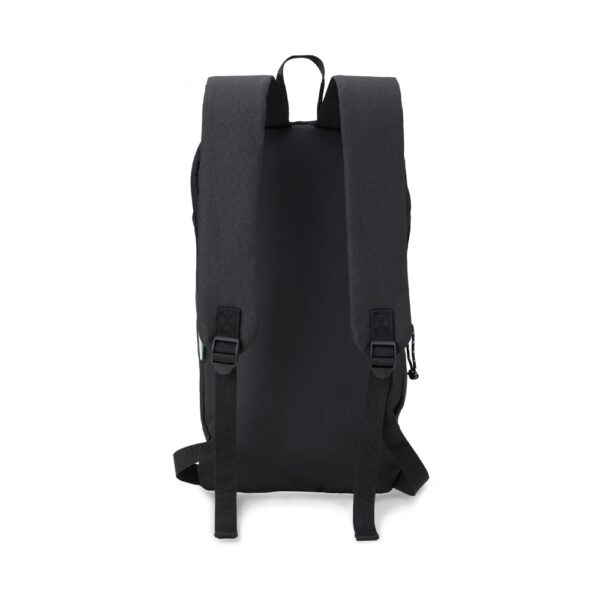 Mochila 12L preta com transfer personalizado para empresas