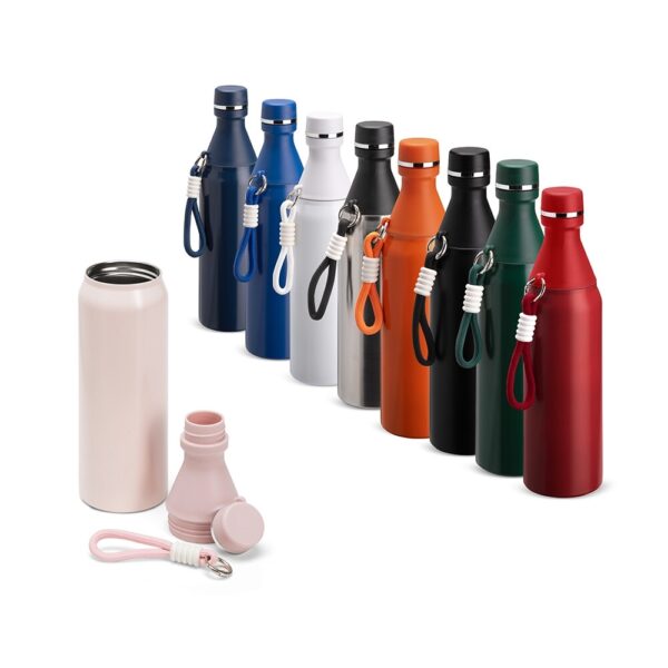 Garrafa térmica corporativa 500ml com gravação a laser