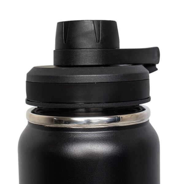 Brinde garrafa térmica inox gravação laser azul 850ml