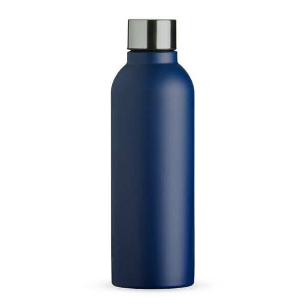 Brinde corporativo garrafa inox azul escuro personalizada
