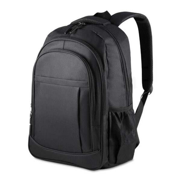 Mochila personalizada notebook 15,6 polegadas preta corporativa