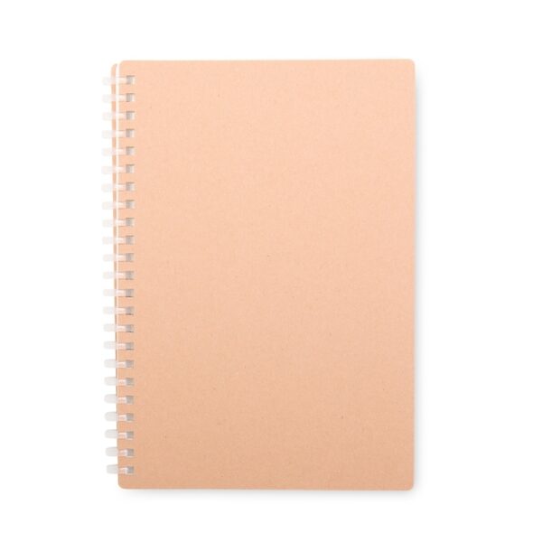 Caderno corporativo kraft gravação silk várias cores