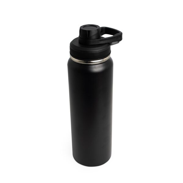 Brinde corporativo garrafa inox branca personalizada