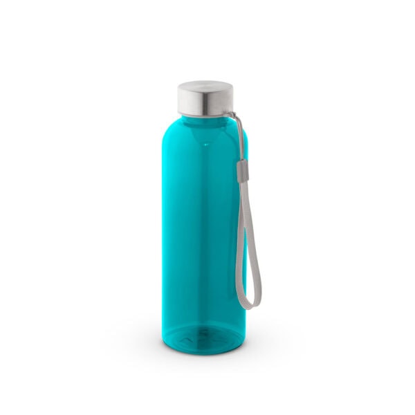 Garrafa corporativa preta 580ml PET reciclado silk