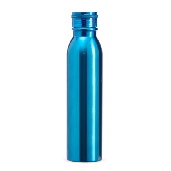 Brinde corporativo garrafa inox branca personalizada