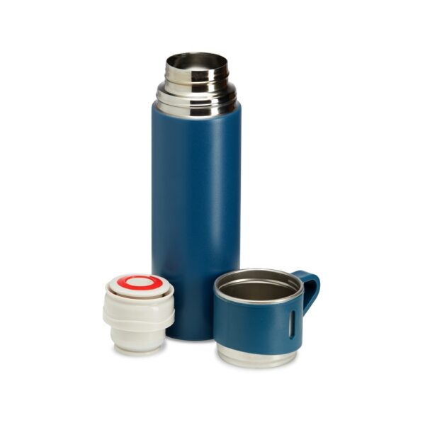 Garrafa corporativa inox 450ml conjunto xícaras personalizado