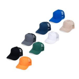 Bone Personalizado Poliester Aba Curva com Tela - HUBZB-18986A