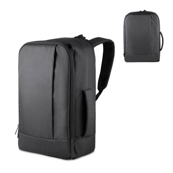 Mochila notebook 15,6 preta com identidade visual
