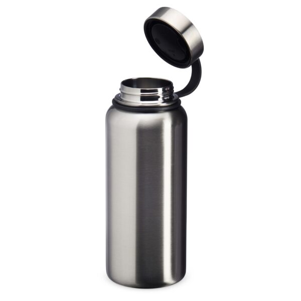 Garrafa térmica preta personalizada 950ml para empresas