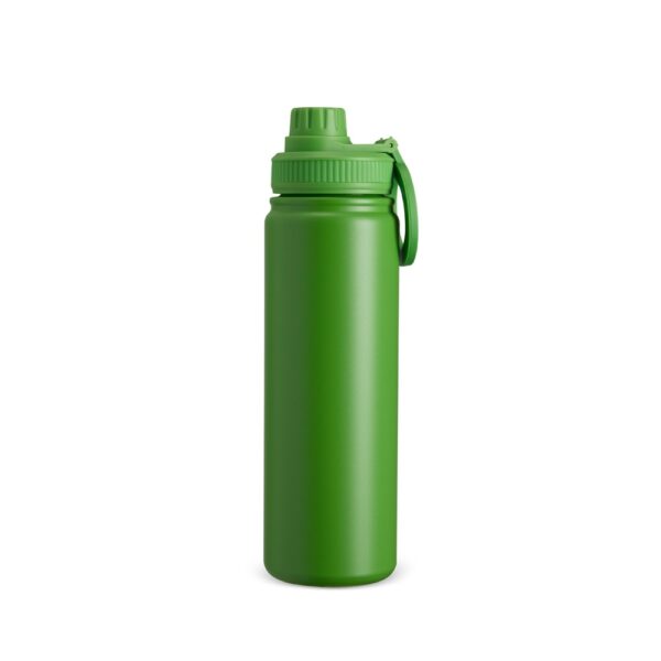 Garrafa azul inox 750ml gravação laser corporativa