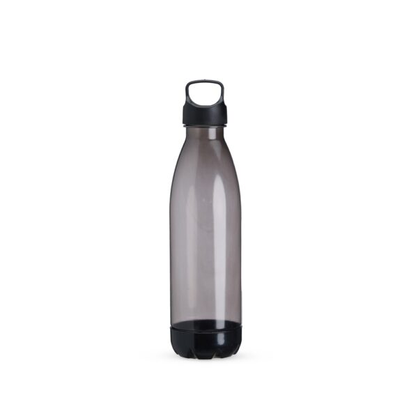 Brinde corporativo garrafa azul personalizada silk