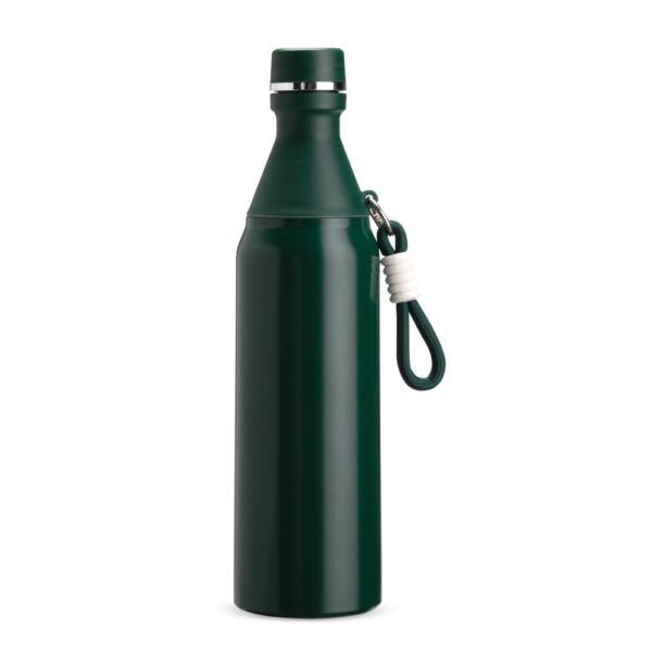 Garrafa térmica inox com logo vista frontal 500ml