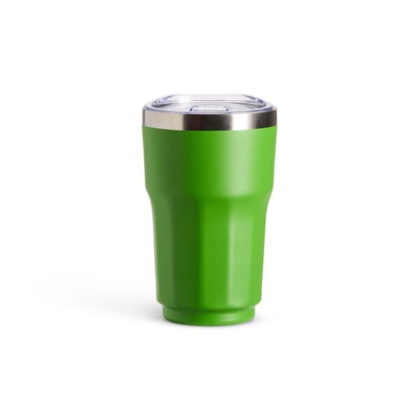 Copo térmico laranja personalizado para brindes B2B