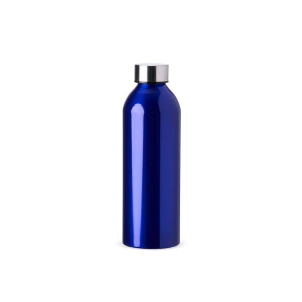 Garrafa corporativa azul escuro 800ml gravação UV digital