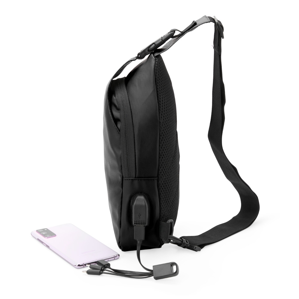 - Huble Brindes Corporativos Mochila Personalizada de Ombro 5L - HUBZB-08193 - Imagem 4