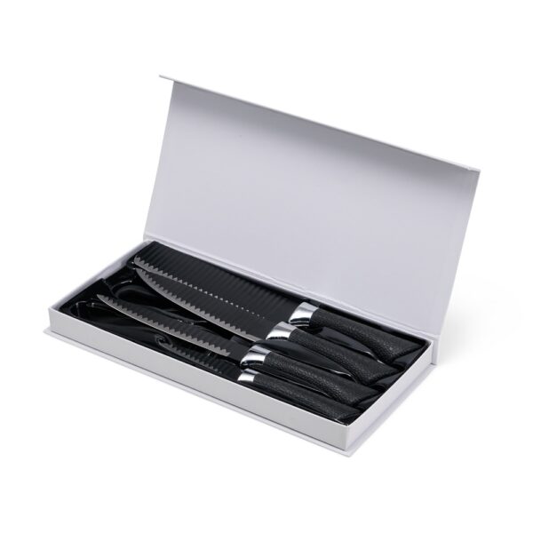 Kit Churrasco Personalizado 6 Peças Inox Estojo com Alça