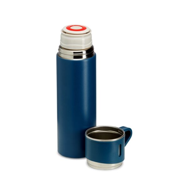 Kit térmico prata com xícaras brinde corporativo gravado