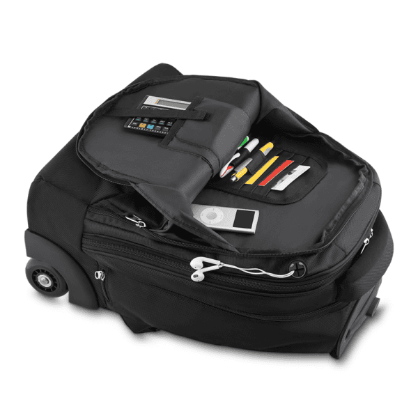 Mochila executiva personalizada silk tração rodinha corporativa