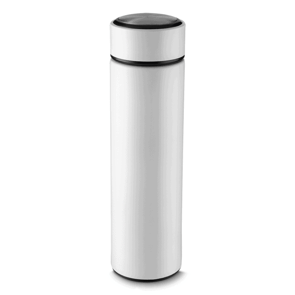 Garrafa térmica preta 450ml personalizada corporativo