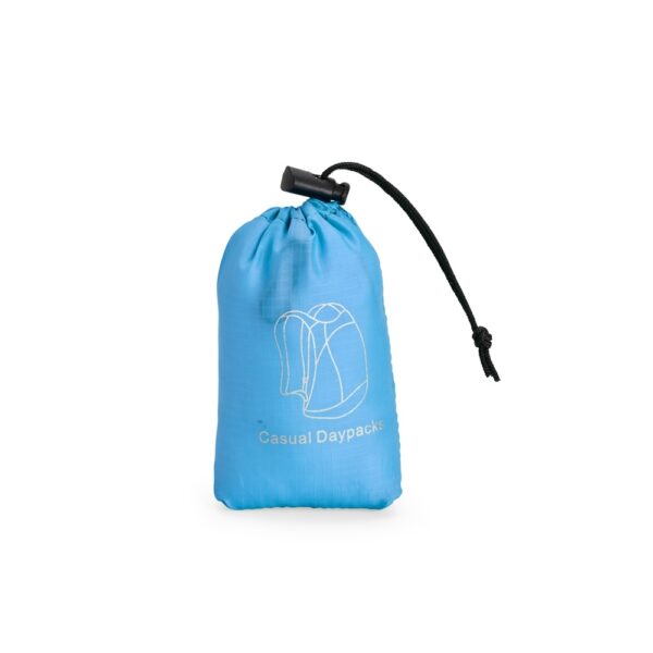 Mochila compacta personalizada silk azul corporativa