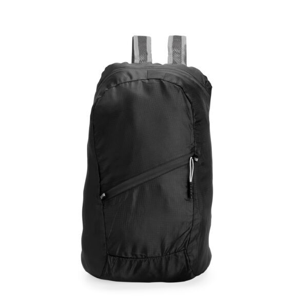 Mochila dobrável transfer logo empresa cinza 16L
