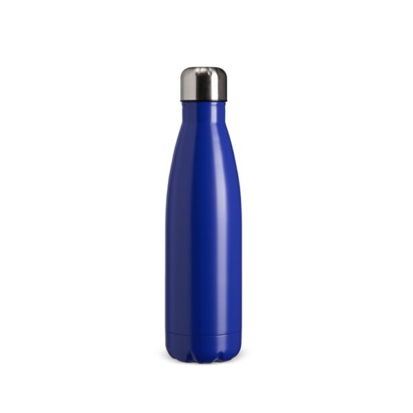 Brinde garrafa térmica laranja gravação laser empresa