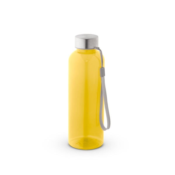 Garrafa reciclada verde com impressão silk corporativa