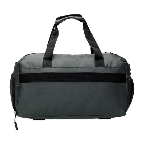 Bolsa viagem azul corporativa personalizada com logomarca