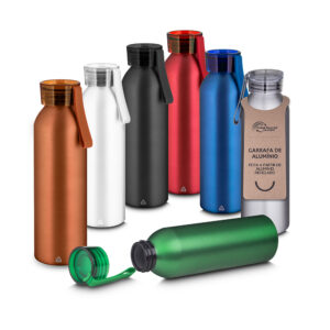 Garrafa Personalizada Alumínio  600ml - HUBAS-GA7650