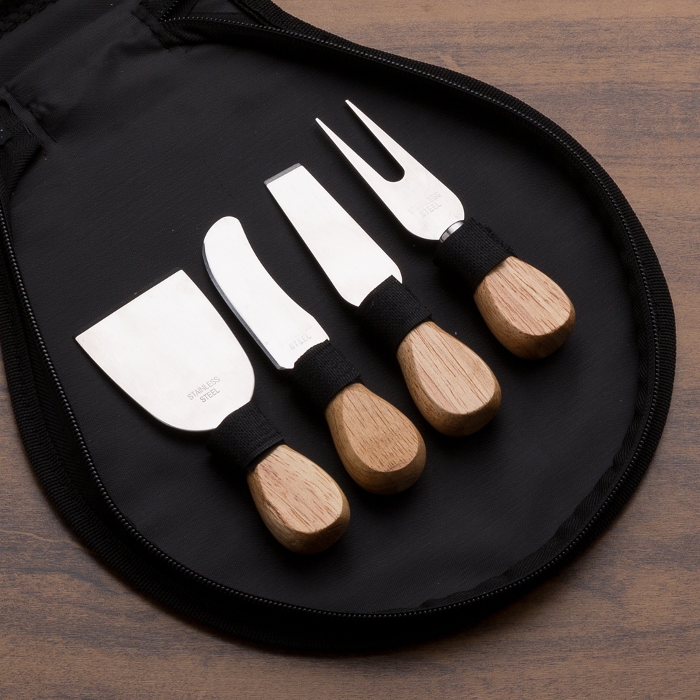 - Huble Brindes Corporativos Kit Queijo Personalizado 5 Peças - HUBZB - 12222 - Imagem 4