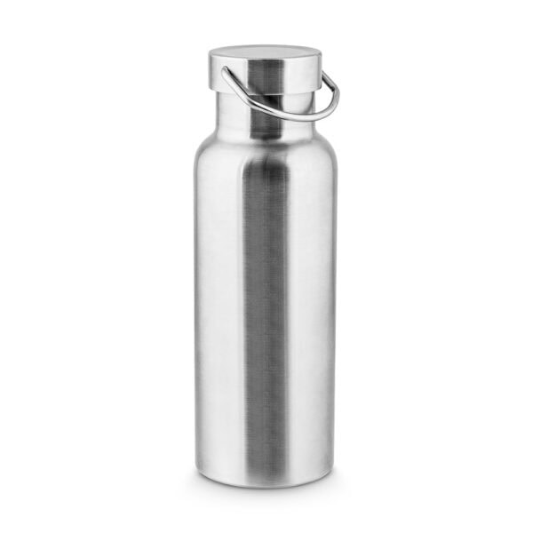 Garrafa inox reciclado preta personalizada brinde B2B