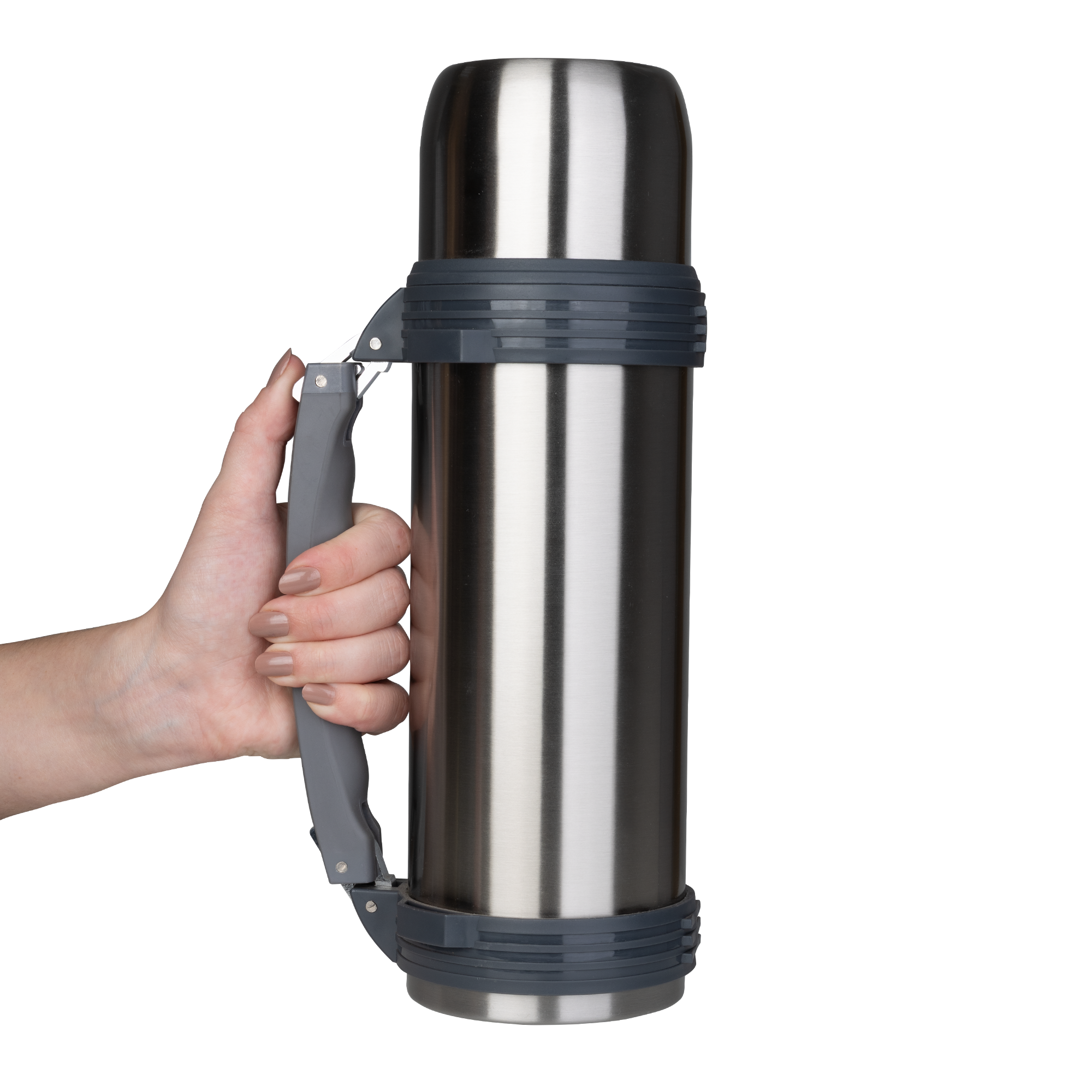 - Huble Brindes Corporativos Garrafa Térmica Personalizada 1,2L - HUBAS-GA8700 - Imagem 5