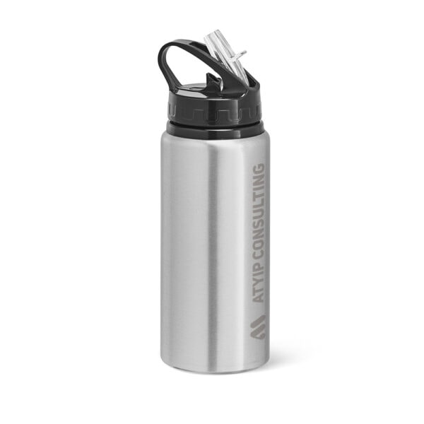 Brinde garrafa corporativa alumínio 670ml gravação a laser