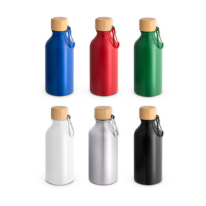 Garrafa Personalizada Alumínio Reciclado 400ml - HUBSP-94325