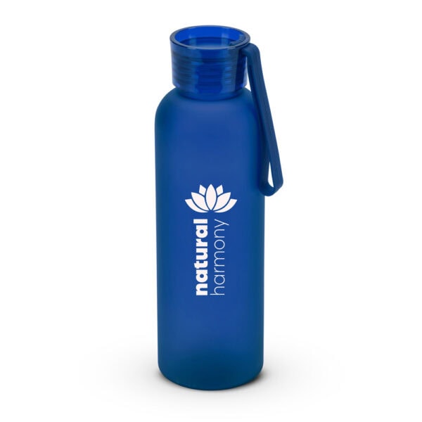 Garrafa transparente 600ml personalizada com logo silk