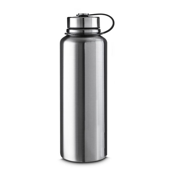 Brinde corporativo garrafa térmica 1L verde com logo