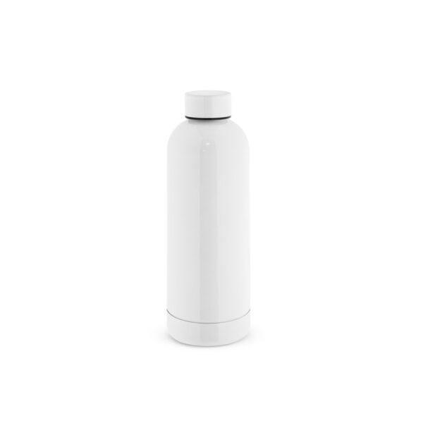 Garrafa térmica inox reciclado branca personalizada empresa