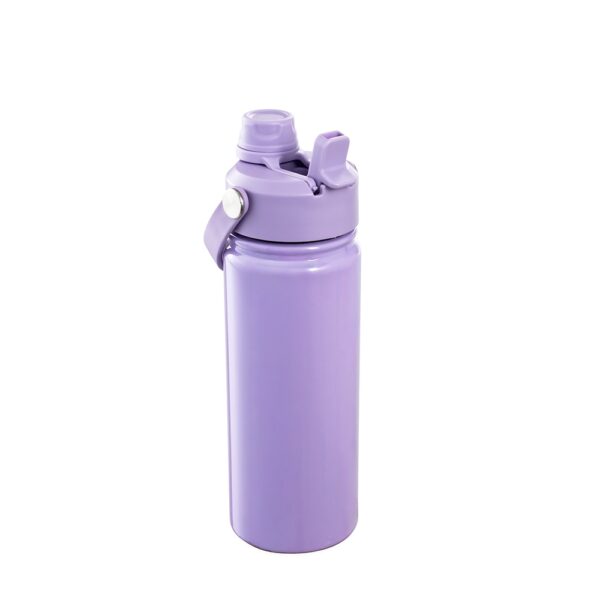 Brinde executivo garrafa térmica rosa personalizada