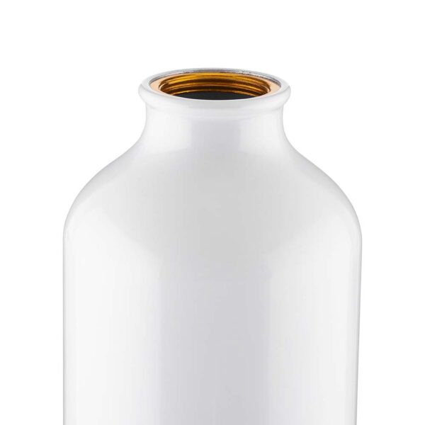 Garrafa branca corporativa gravação UV digital 550ml