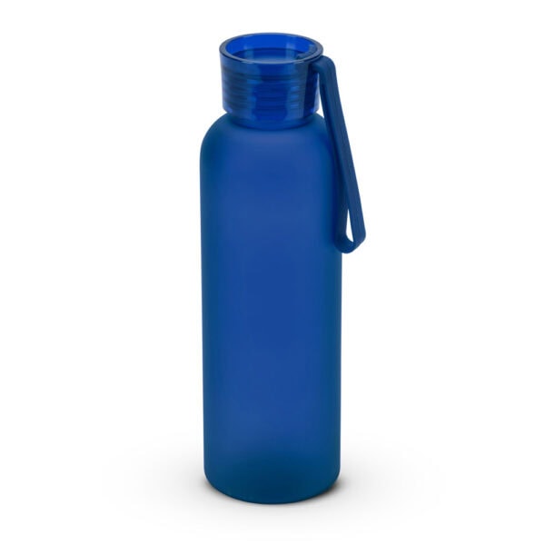 Garrafa plástica corporativa 600ml impressão silk preta
