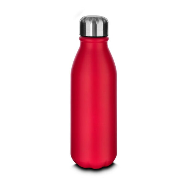 Garrafa alumínio azul personalizada gravação laser 550ml