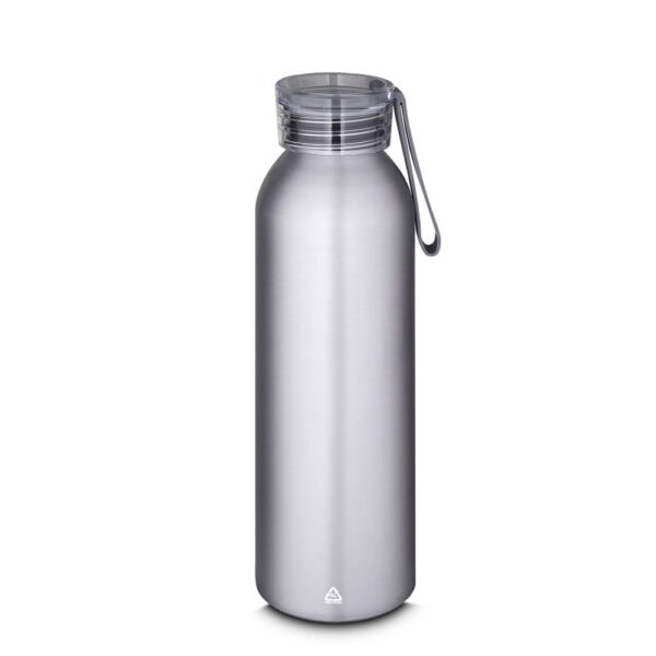 Brinde corporativo garrafa alumínio branca 600ml