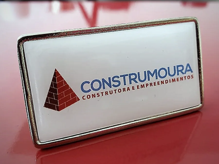 Placa de metal personalizada — Construmoura