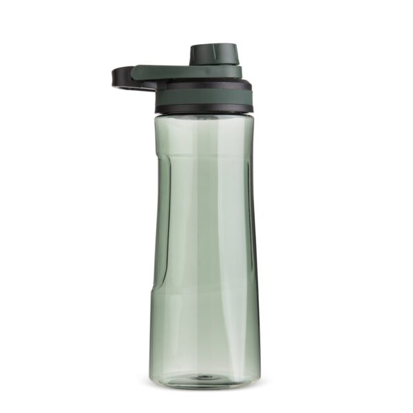 Garrafa plástica verde personalizada 750ml silk B2B