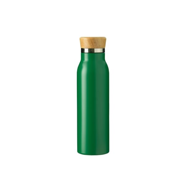 Garrafa térmica inox azul 600ml logomarca corporativa