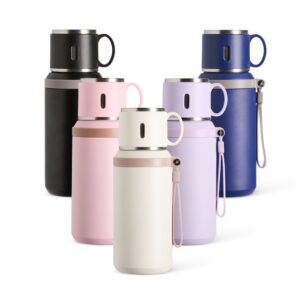Garrafa Térmica Personalizada Inox 600ml - HUBZB-18975