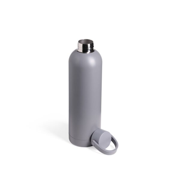 Garrafa térmica laranja 750ml personalizada com marca