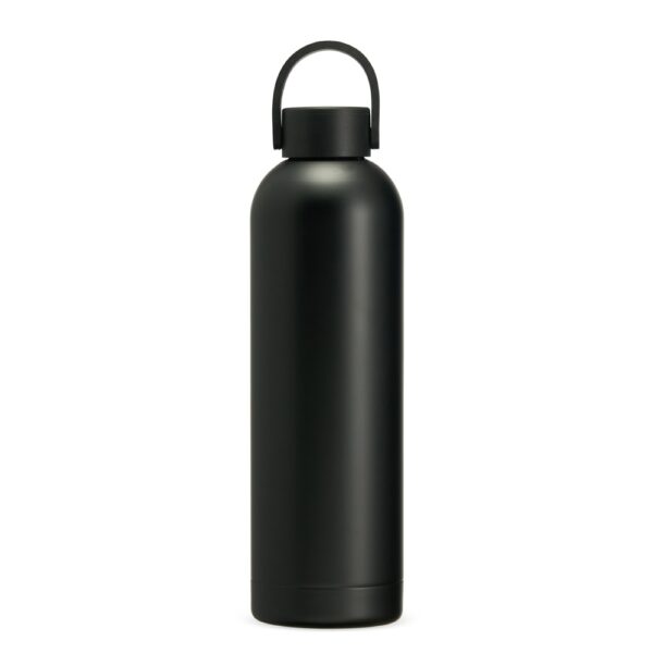 Garrafa térmica cinza 750ml gravada a laser empresa